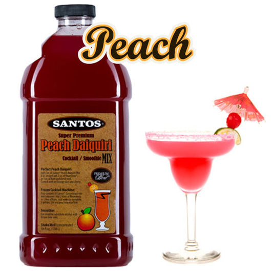 Santos® Peach Daiquiri Mix 64 oz.